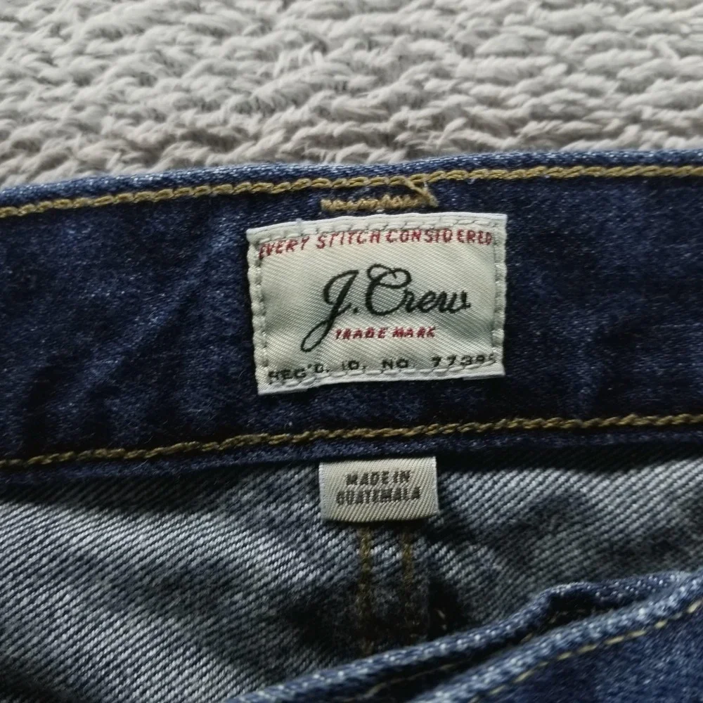 J Crew Jeans Mens 30x32 Blue 770 Regular Straight Dark Wash‎ Comfort Denim